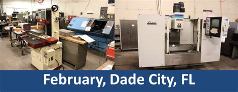 cnc machine auction florida|used machine shop equipment auctions.